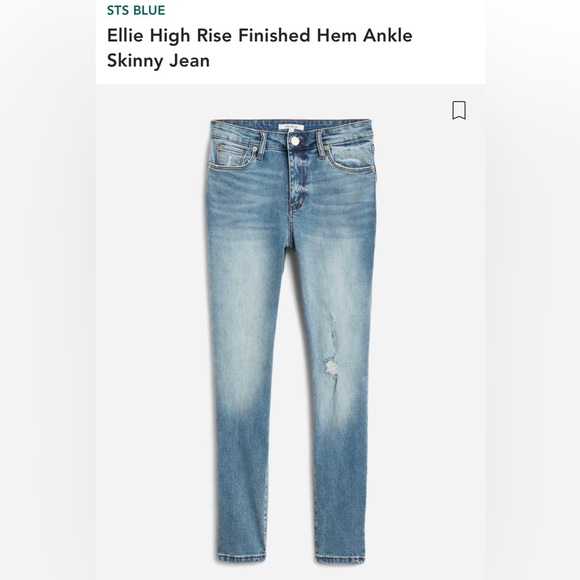 STS Blue Ellie High Rise Skinny Jean - Picture 2 of 3